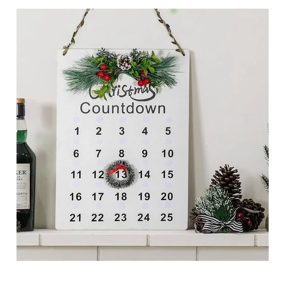 Holiday Time Christmas Countdown Calendar - Picture 1 of 4